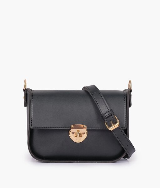 RTW - Black saddle bag with twist lock