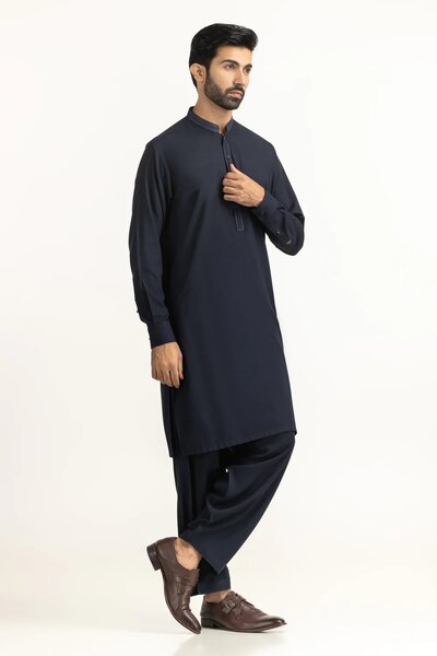 Regular Fit Embroidered Suits