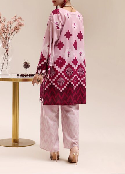 Riley Women RTW Embroidered Lawn 2 Piece Suit RL26RL Gulnaar Blush - Casual Collection