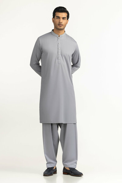 Regular Fit Embroidered Suits