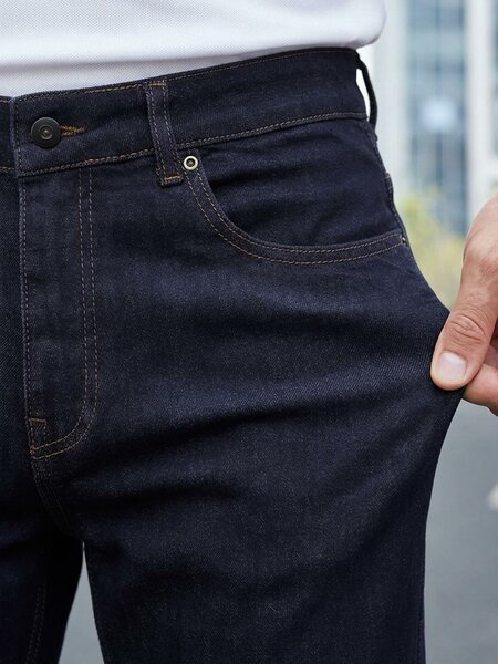 Indigo Blue Straight Fit Jeans 63