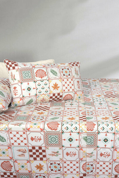 Marine Tiles T-150 Bed Sheet Set