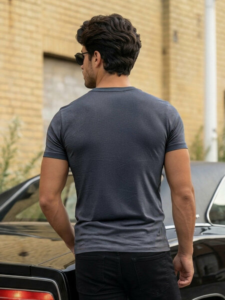 Charcoal Basic T-Shirt (TEE-440)
