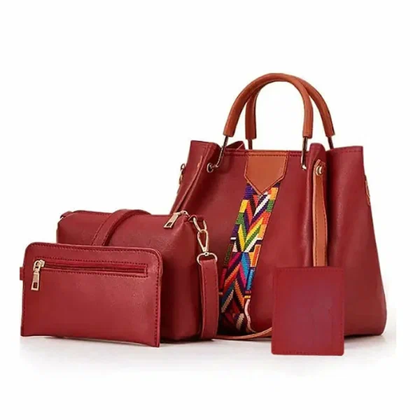 Capri 4 Pcs Maroon
