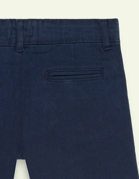 Ixample Boys RTW Solids Cotton Twill 1 Piece Navy Chino Short - Casual Collection