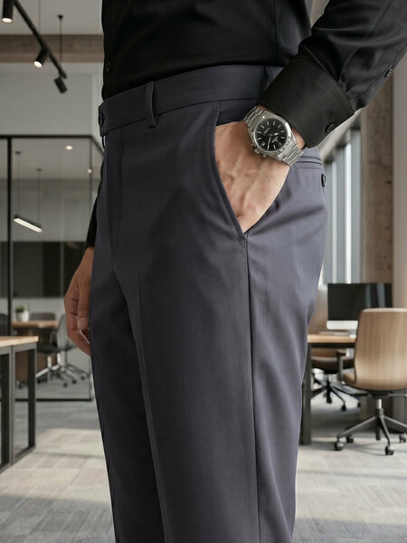 Grey Executive Formal Dress Pant (FDT-395)