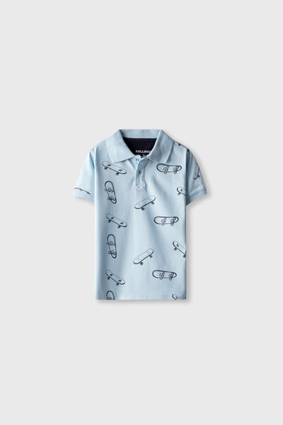 Boys Skate Splash Polo Shirt