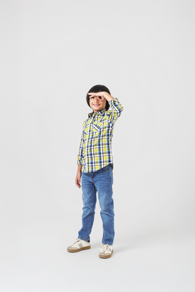 Sunny Plaid Cotton Shirt