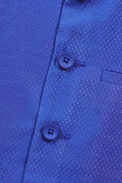 Boys Royal Blue Waistcoat