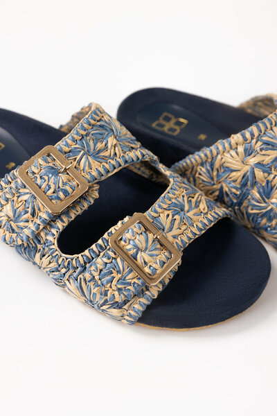 Dark Blue Comfy Slipper