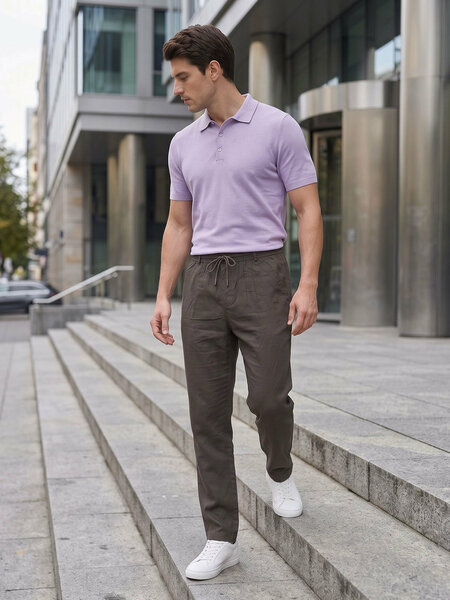 Beige Cotton Stretch Trouser (CST-037)