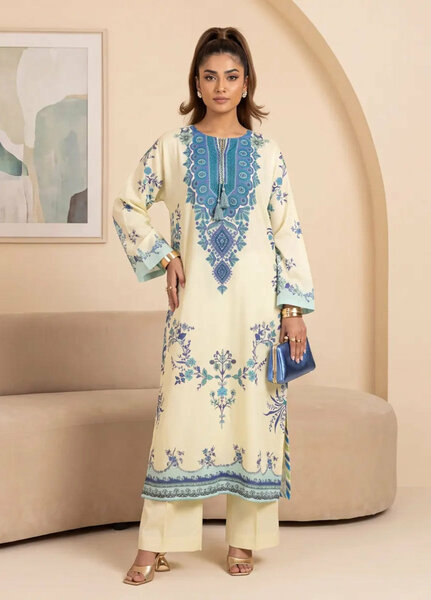 Salitex Women RTW Printed Raw Silk 1 Piece S26KFT1PEVCL958 Casual Collection