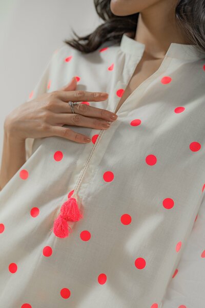 OffWhite Polka 2 piece