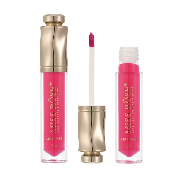 Miss Rose - Professional Diamond Capped Long-Lasting Lip Gloss 3 PC Set