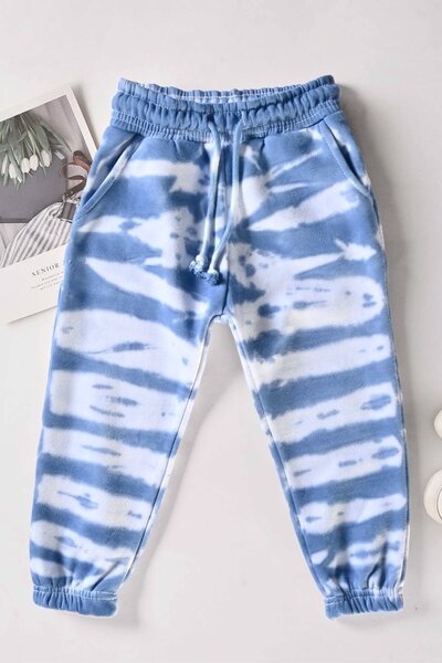 Max 21 Kid's Tie And Dye Style Fleece Sweat Pants