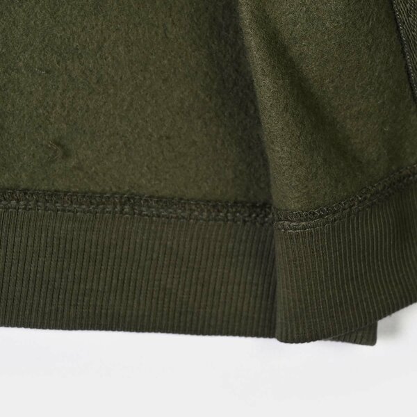 Infant Boys Fleece Knitted Jacket Skates - Olive Green