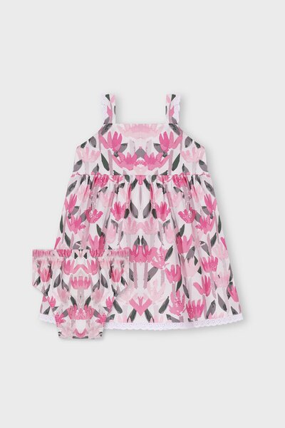 Tulip Lace Cotton Dress Set