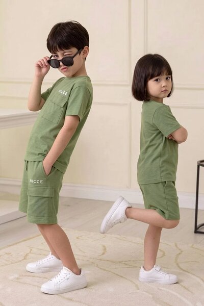 Kid's Flap Pocket Twin Set