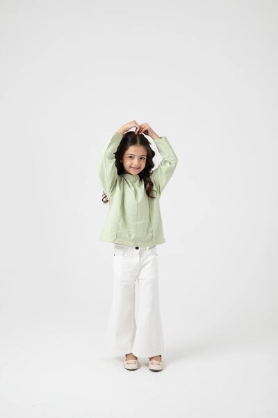 Mint Glitter Tee