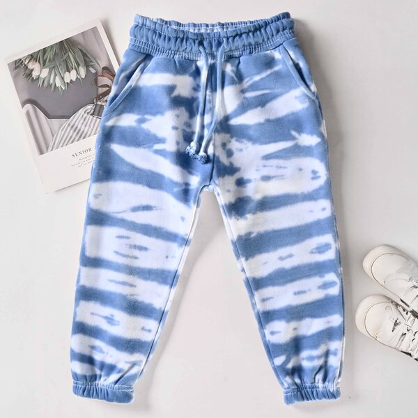 Max 21 Kid's Tie And Dye Style Fleece Sweat Pants
