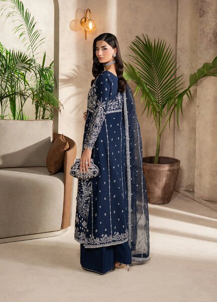 Azira by Gulaal Unstitched Luxury Embroidered Silk 3 peice GL25AF LFU-04 Nysira - Formals Collection