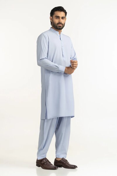 Regular Fit Embroidered Suits