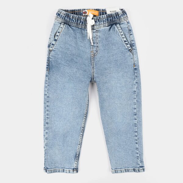 Boys Denim rigid Relaxed Fit Jeans – Light Blue