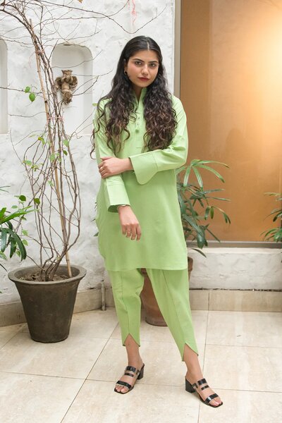 2 Piece Pastel Green - NV10D06