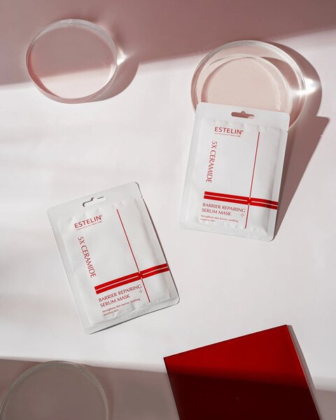 Estelin 5X Ceramide Barrier Repairing Serum Mask 10X25G