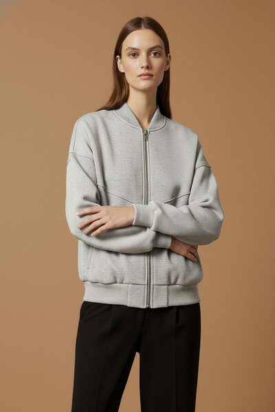 Max 21 Women's Boxy Bomber Jacket
