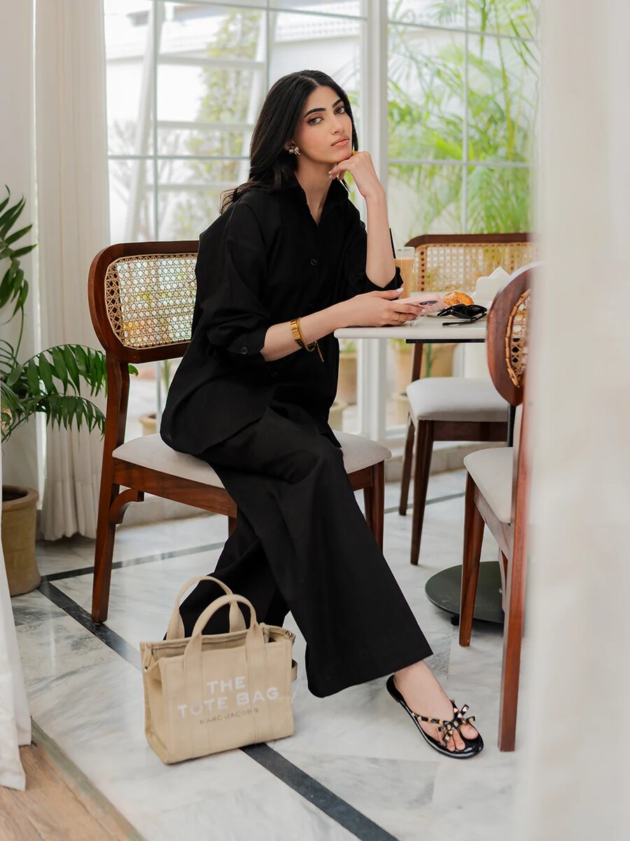 Midnight - 2Pcs Linen Set