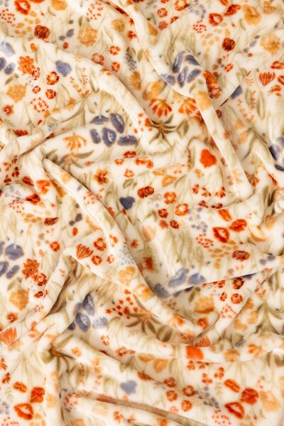 Spring Single Ply Fleece Throw