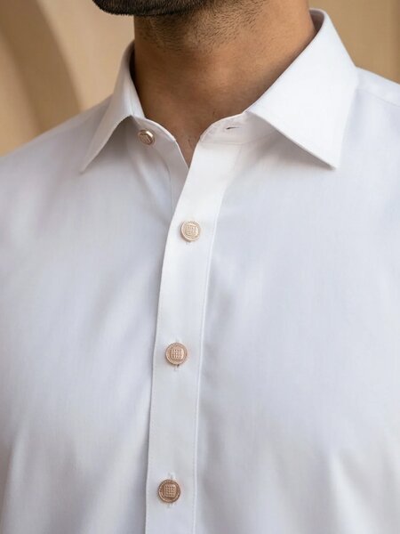 Off White Designer Shalwar Kameez (SK-773)