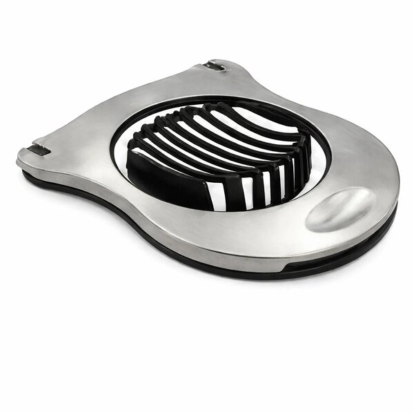 Stainless Steel Egg Cutter – Multi-Function Egg Slicer for Perfect Round & Wedge Cuts