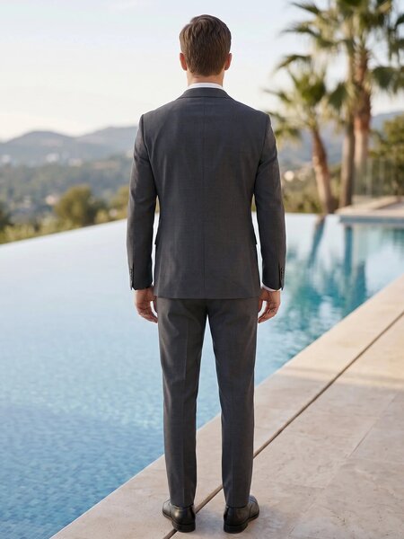 Dark Grey Two Piece Suit (SF-167)