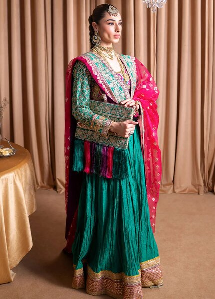 Rema by Faiza Faisal Embroidered Cotton Suit Unstitched 3 Piece FFX24R D-06 Rumaisa - Formals Collection