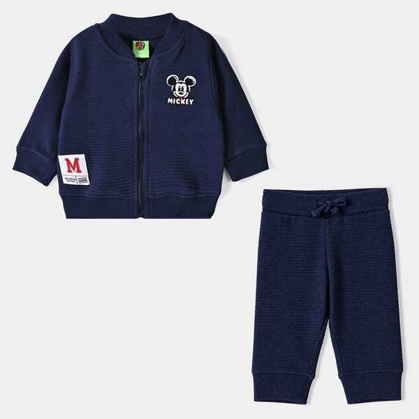 Infant Boys Ottoman 2Piece Suit Character-NAVY