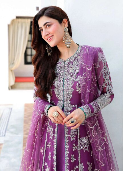 Bachelorette by Mushq Unstitched Embroidered Chiffon 3 Piece Suit MU26UBF Dream Girl MUNCH260104 - Festive Collection
