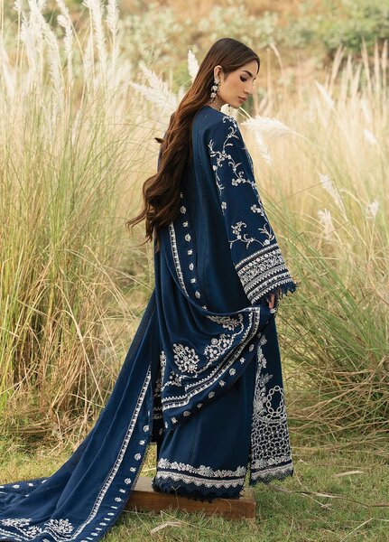 Sukhan by Afrozeh Unstitched Embroidered Viscose 3 Piece Suit AF26UVS Waqar FW01253 - Winter Collection