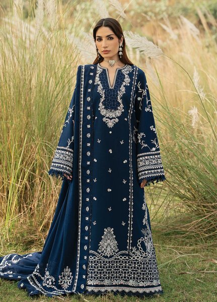 Sukhan by Afrozeh Unstitched Embroidered Viscose 3 Piece Suit AF26UVS Waqar FW01253 - Winter Collection