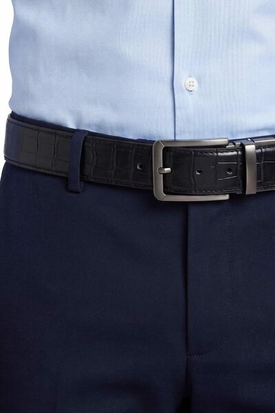 Men's Crocodile Dual Side Belt