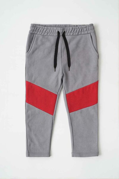Max 21 Boy's Contrast Panel Terry Trousers