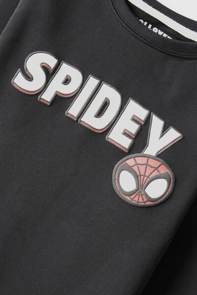 Boys Spidey Marvel Black Co-ord Set
