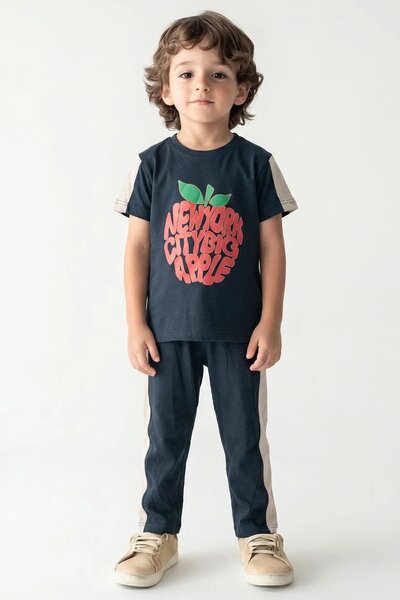 Tiny Teens Kid's Big Apple Twin Set