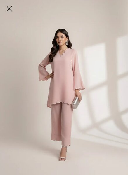 The Blush Scallop Set - NV22D04