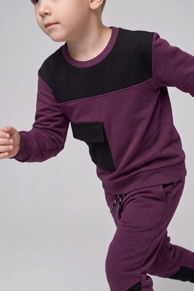DKY Kid's Color Block Fleece Twin Set