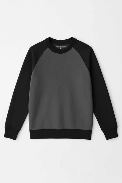 Polo Republica Men's Raglan Sleeve Fleece Sweat Shirt