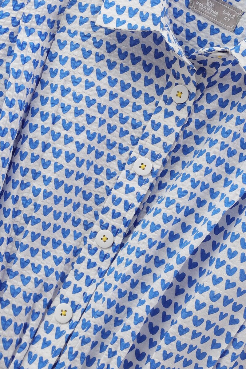 Blue Heartsy Top
