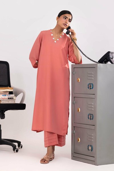 Stitched Linen Shirt+ Culotte