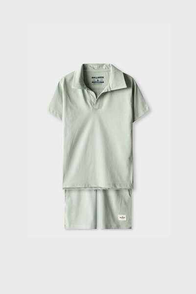 Boys Comfort Flex Polo Co-ord Set